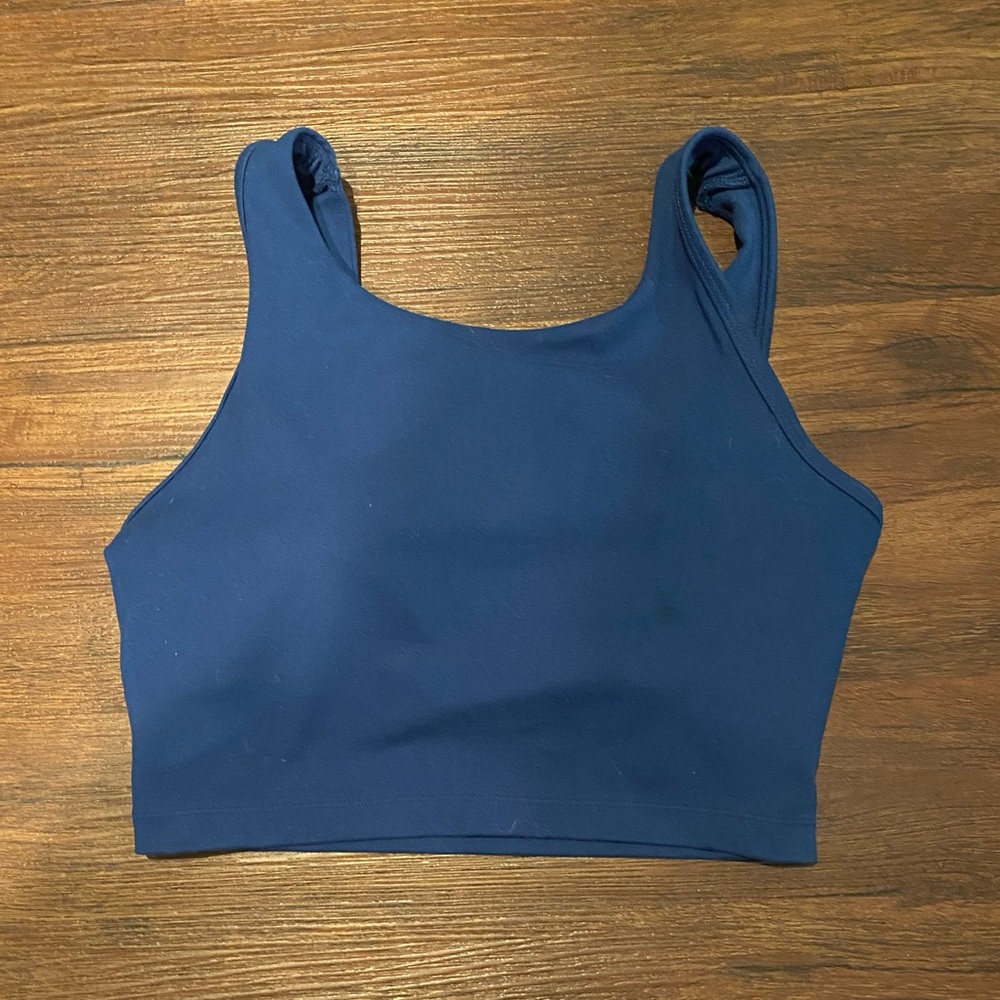 Dark Blue Workout Top